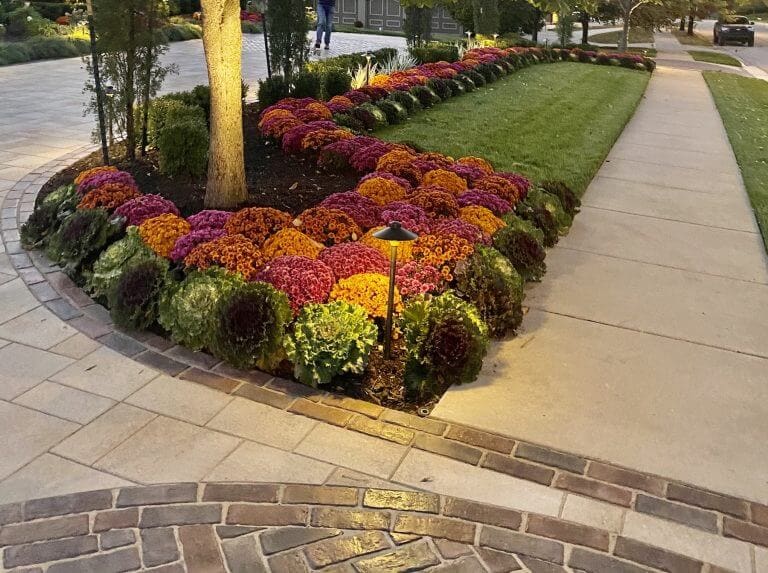 walkway flower landscaping Kansas City